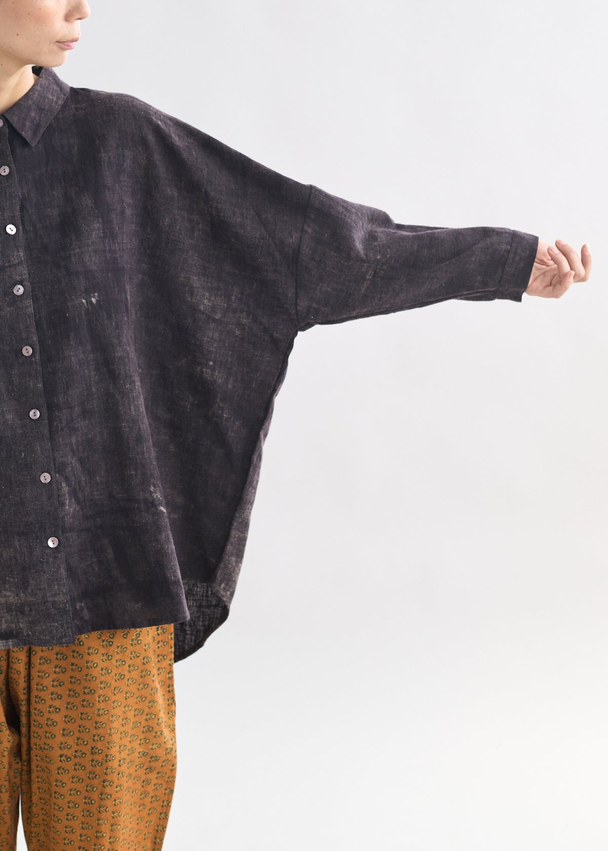 カラコットンカディルーズブラウス| CALICO キヤリコ：インド手仕事布