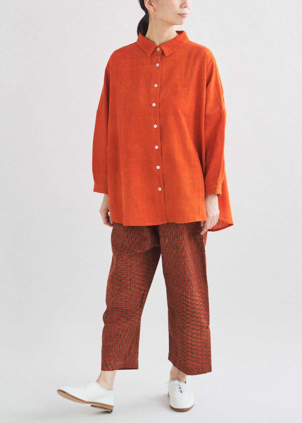 カラコットンカディルーズブラウス| CALICO キヤリコ：インド手仕事布