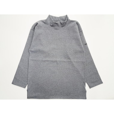 セントジェームス モック ネック ウエッソン ACIER チャコールグレー