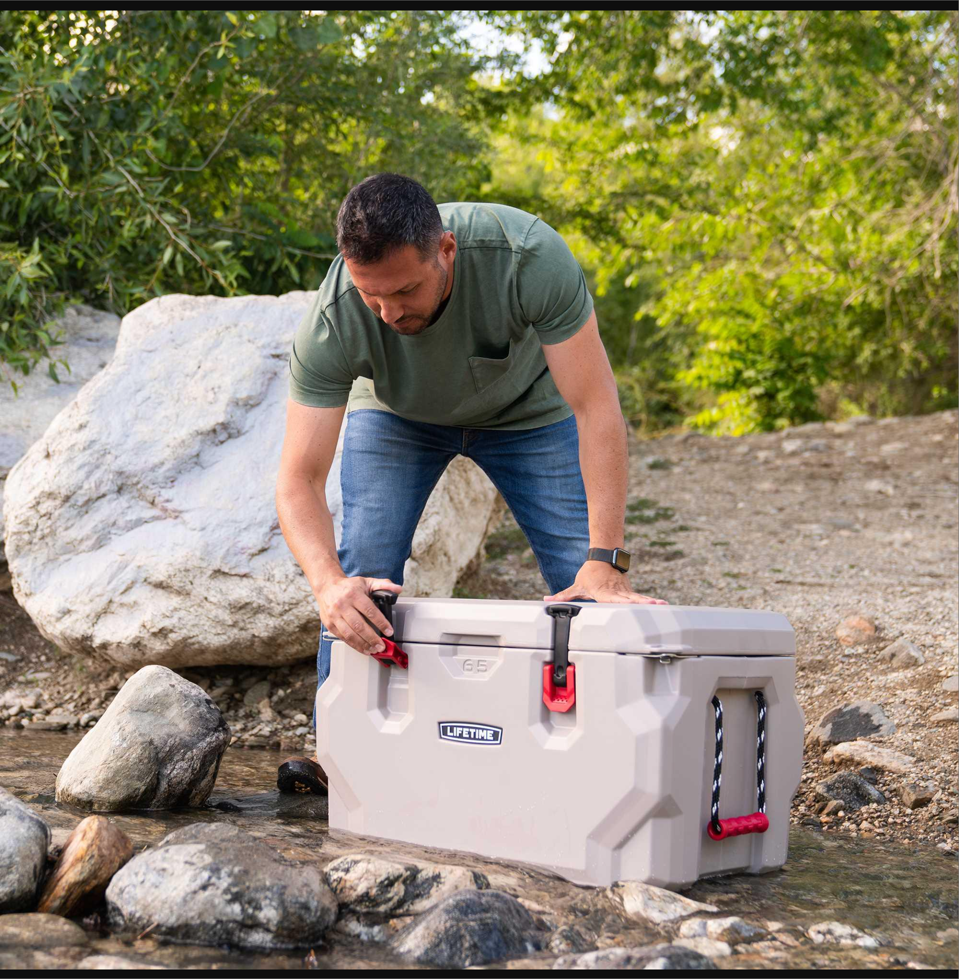 Lifetime High Performance Cooler 65-Qt Capacity 91070 Khaki