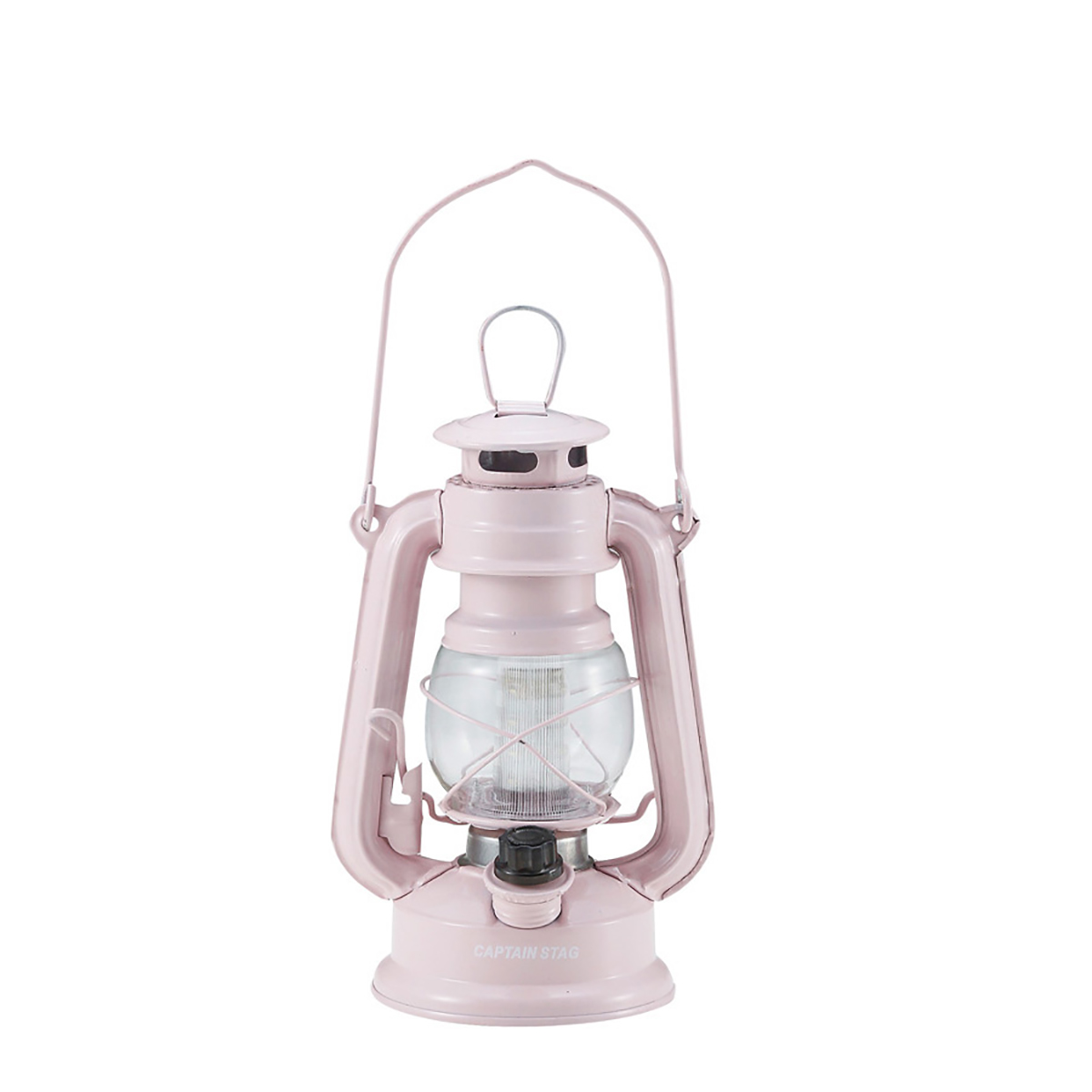 アンティーク暖色LEDランタン(ベビーピンク) - アウトドア・キャンプ