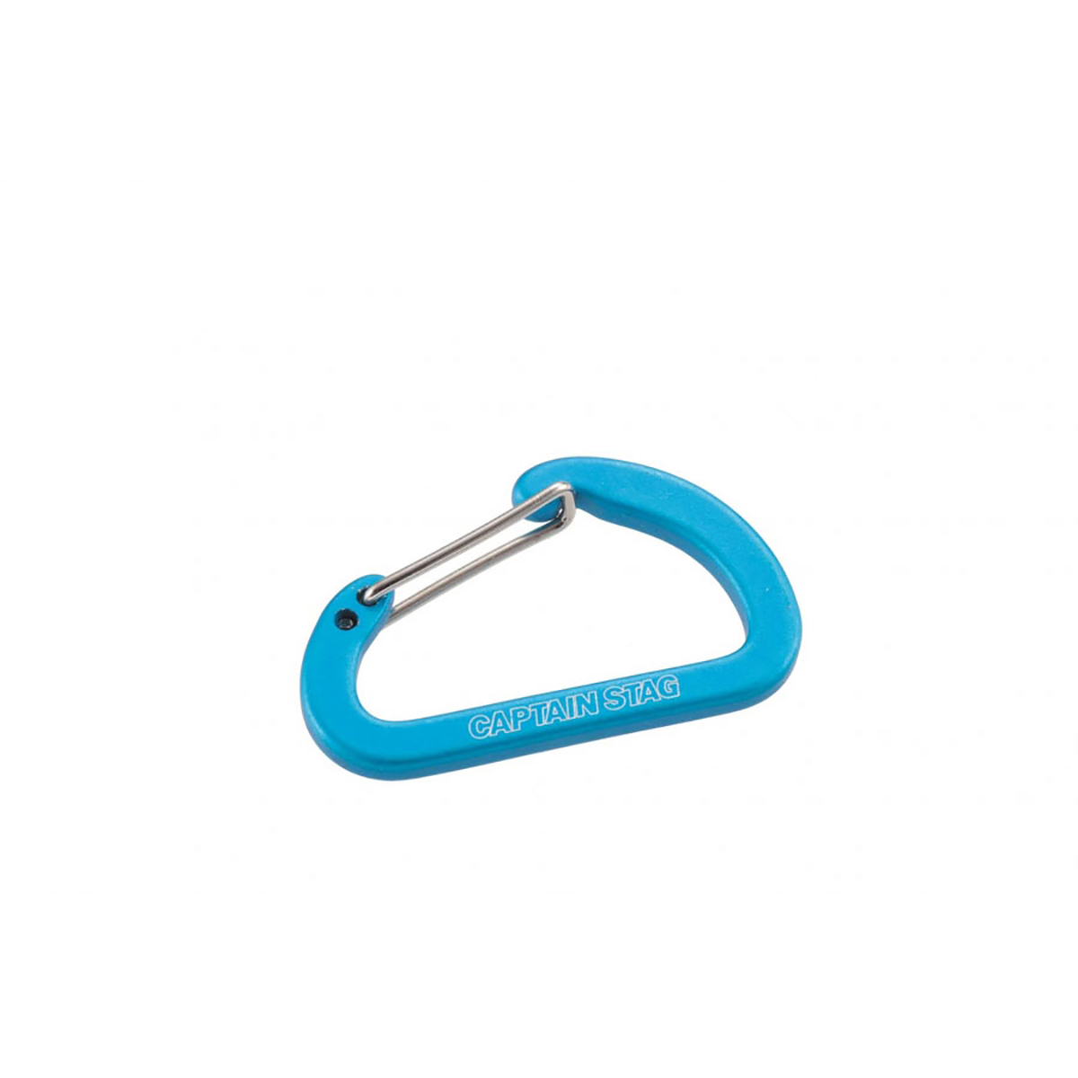 アルミアクセサリー フラットDカラビナ＜S＞(ブルー) - アウトドア