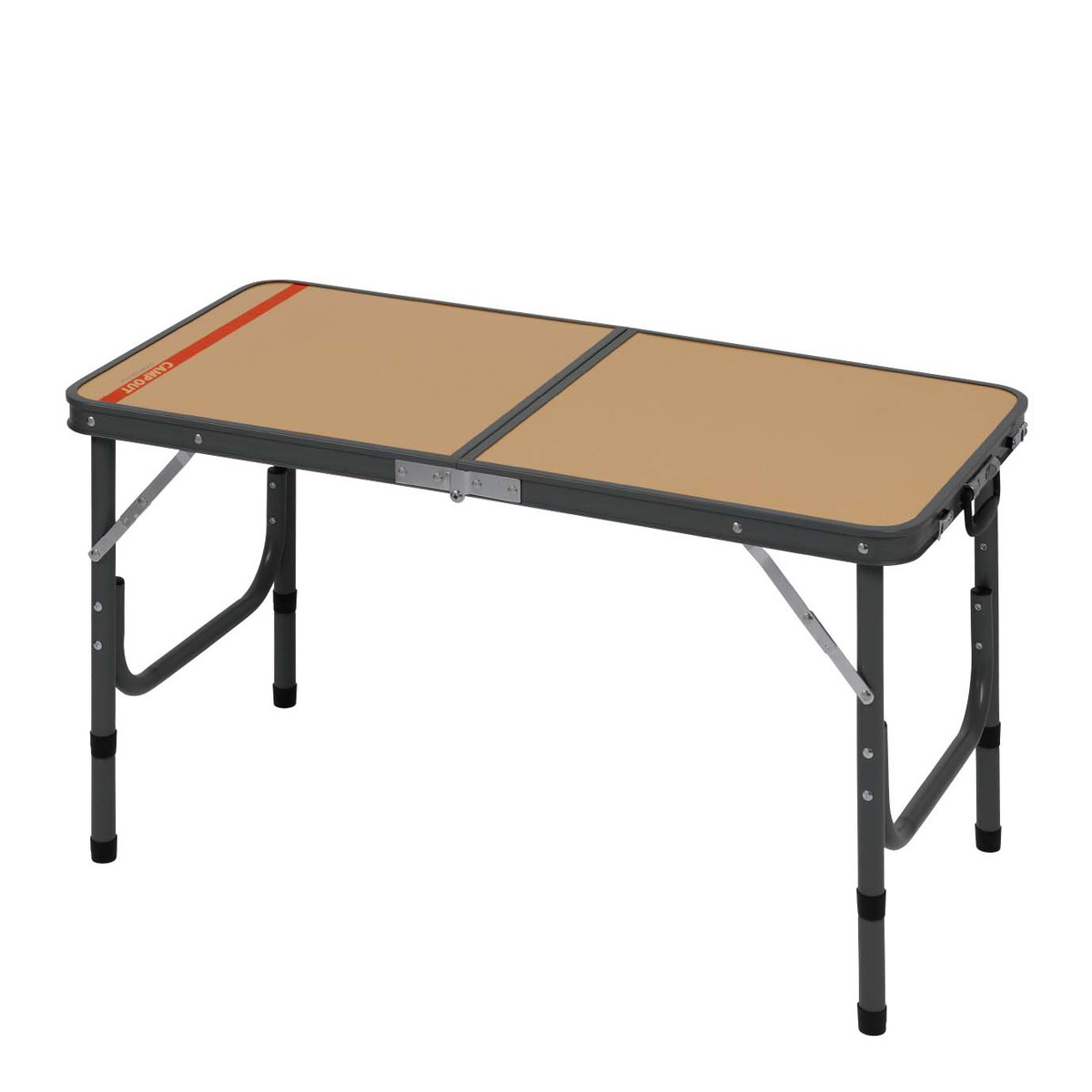 キャンプアウト アルミフォーウェイテーブル 90×45cm （タン