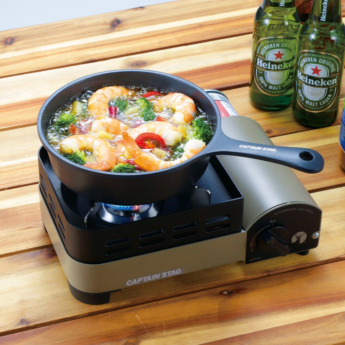 アルミ 深型スキレット18cm〈IH対応〉 - アウトドア・キャンプ用品