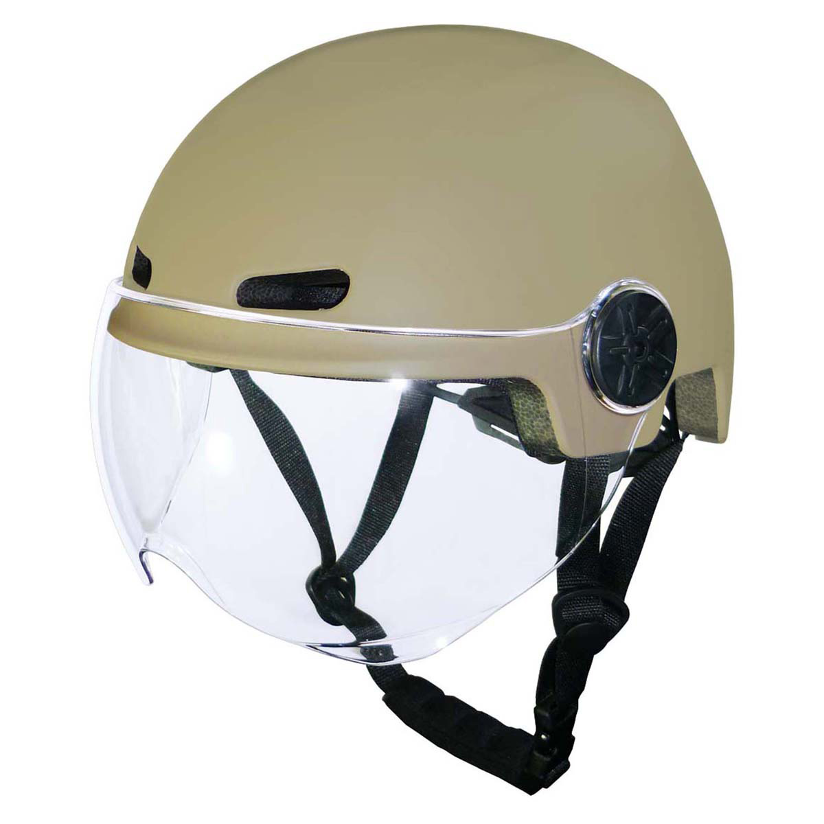 ヘルメット〈Cabeza（カベサ）／L／シールド付き〉（マットベージュ