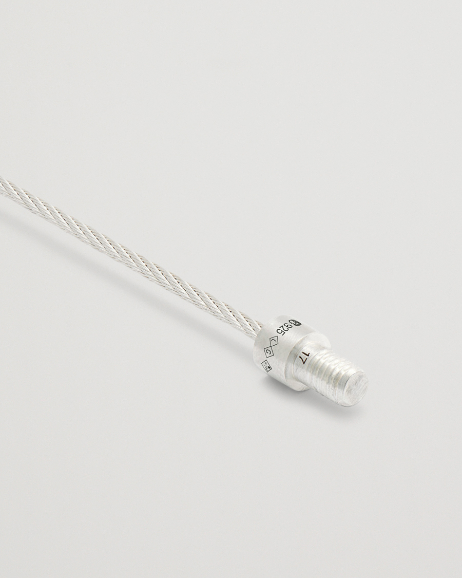 LE GRAMME Cable Bracelet Brushed Sterling Silver 7g at CareOfCarl.com