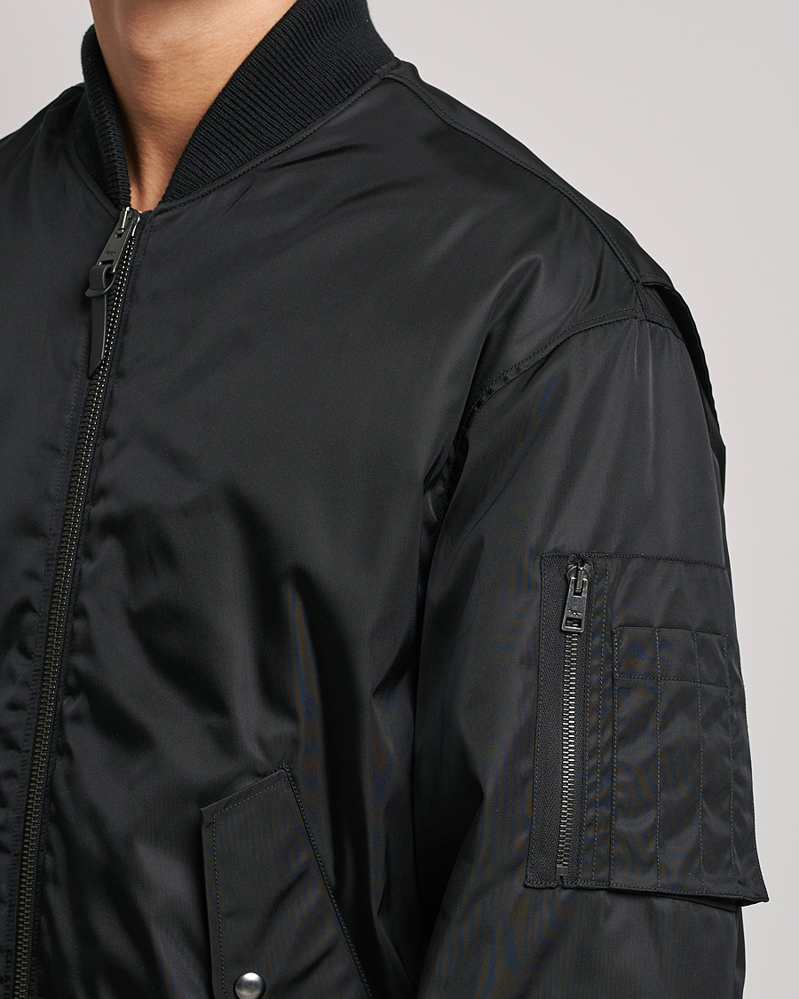 Maison Kitsuné Bomber Jacket Black at CareOfCarl.com
