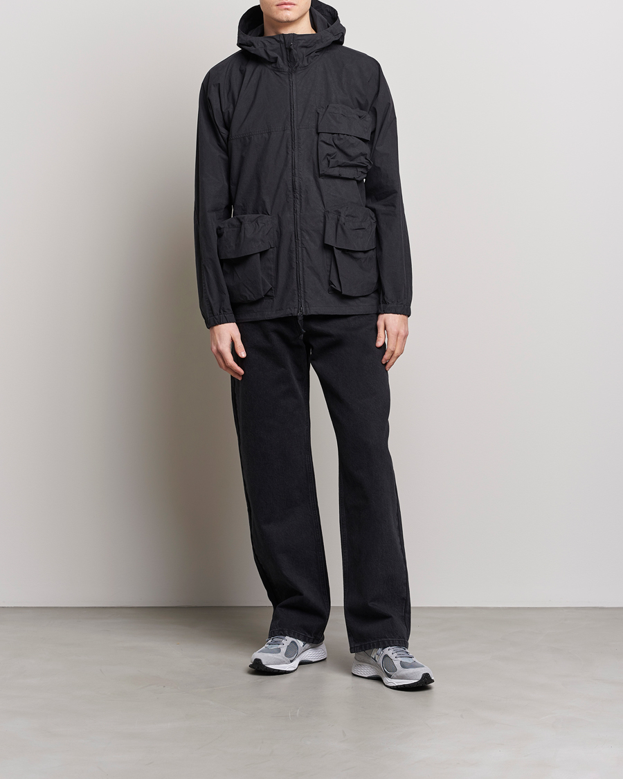 Snow Peak Indigo C/N Parka Black at CareOfCarl.com