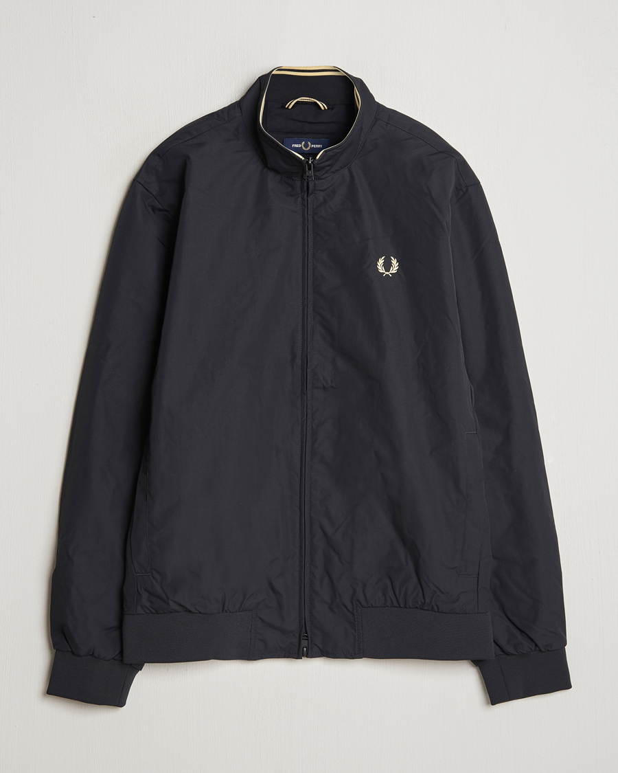 Fred Perry Brentham Jacket Black at CareOfCarl.com