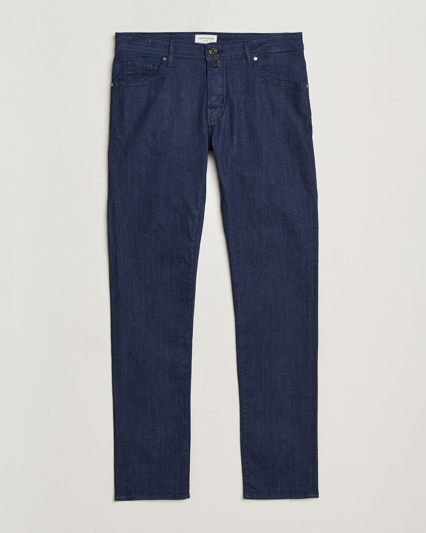 Brunello Cucinelli Traditional Fit Jeans Dark Blue Wash at