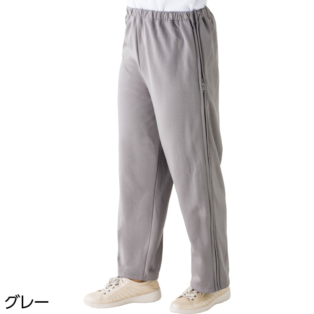 ケアファッションオンライン裏起毛脇全開スウェットパンツ（婦人）(M