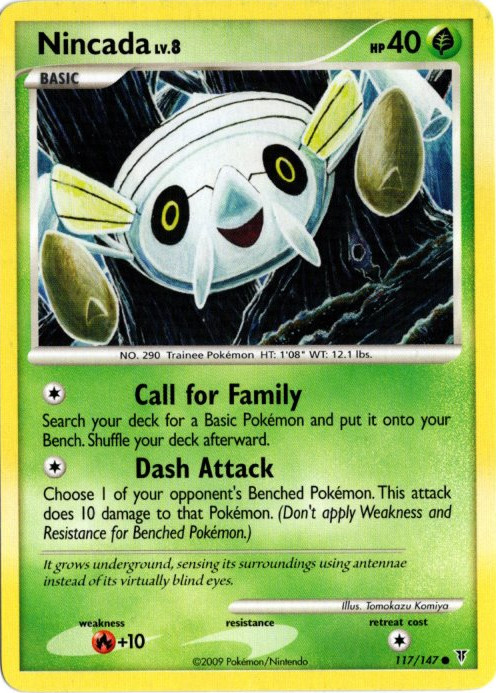 ツチニン 海外版 英語版 Nincada - 117/147 -【Card Chicken】