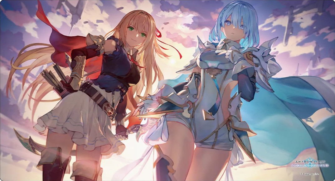 状態A-〕プレイマット『年賀イラスト2025(アリサ&ドライツェーン