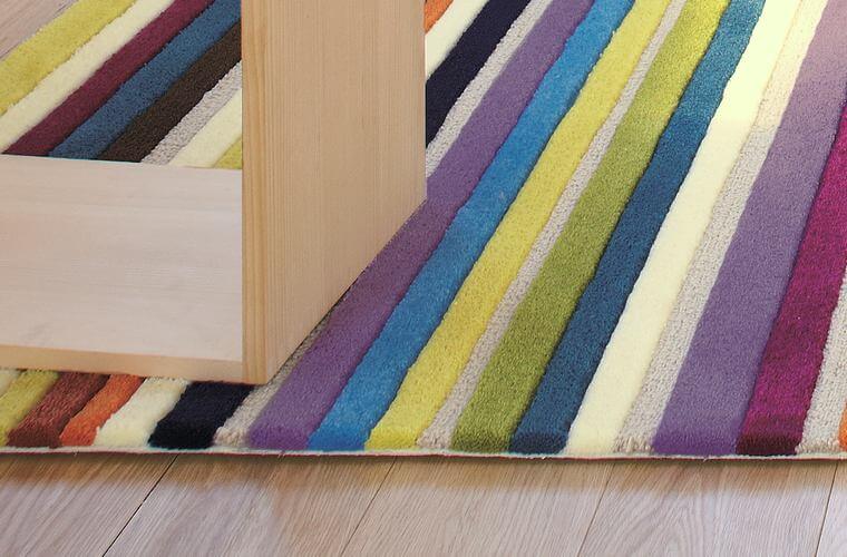 カラフルラグマット「VIVI/ビビ」140×200cm ストライプ｜通販専門店