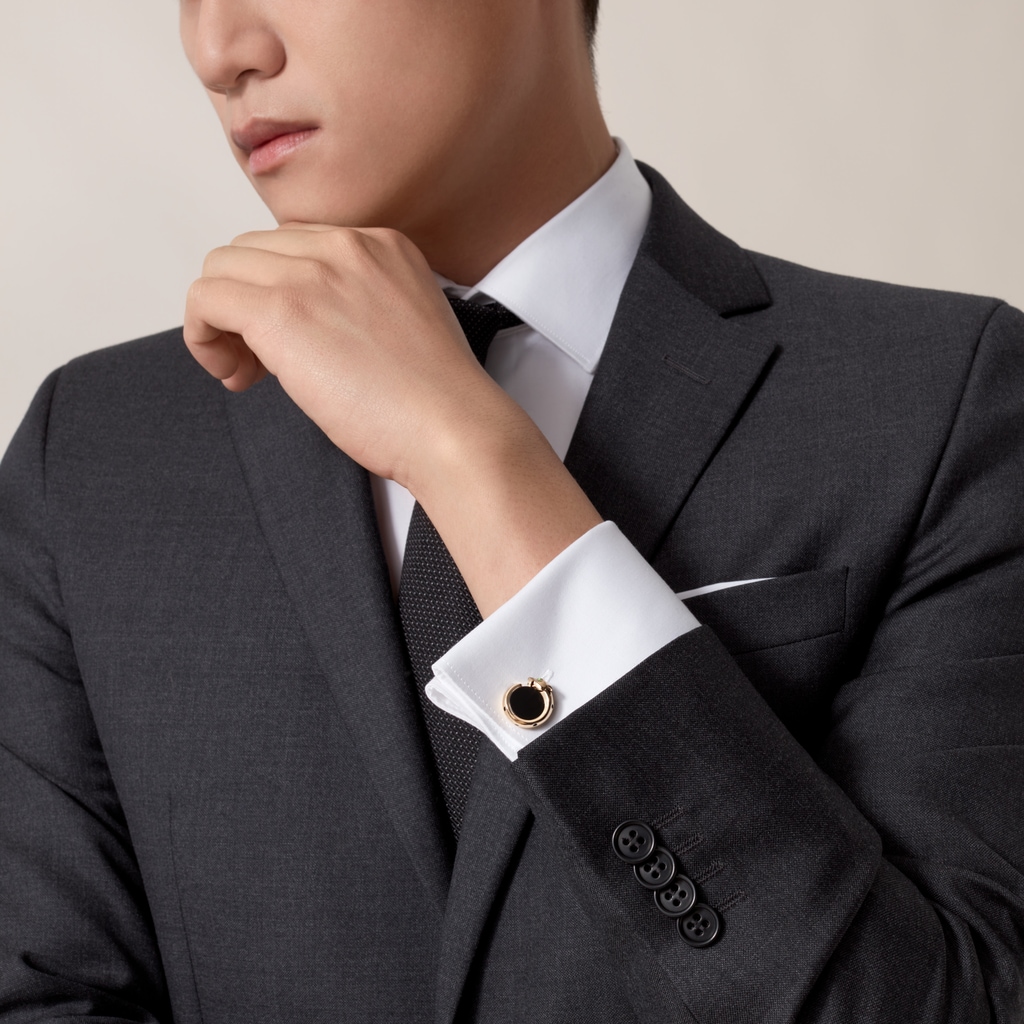 CROG000333 - パンテール ドゥ カルティエ カフリンクス - イエロー