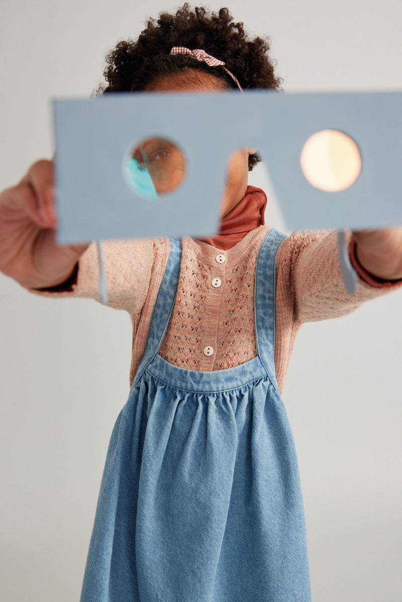 Soor Ploom Eloise Pinafore - Light Denim – Casp Baby Mommy & Me