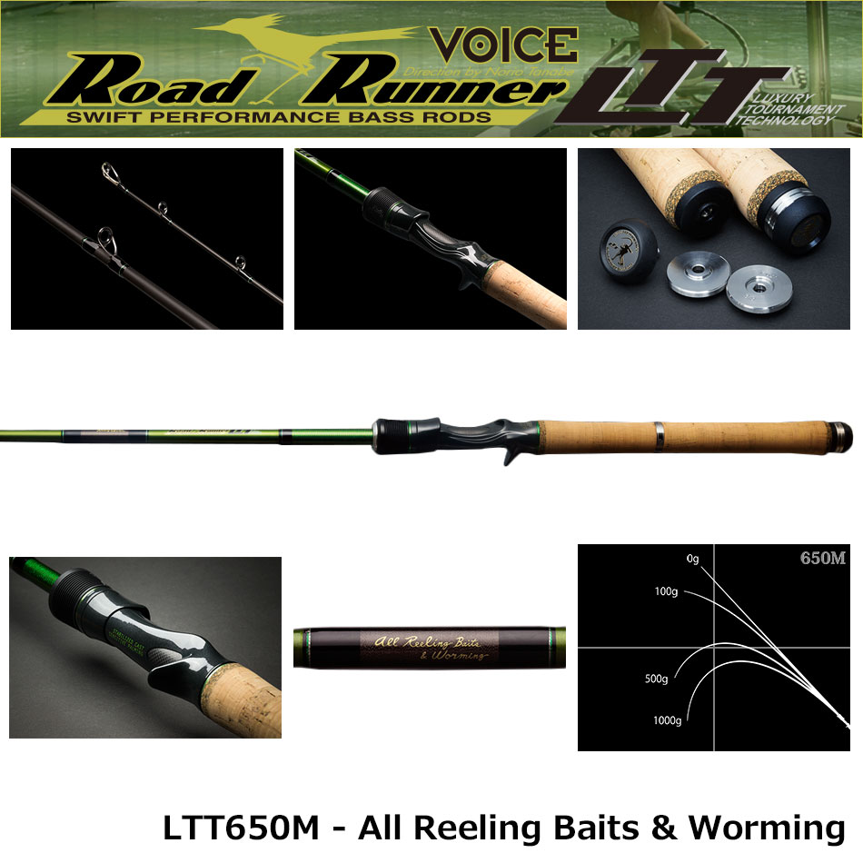 ノリーズ ロードランナー ヴォイス LTT650M - All Reeling Baits