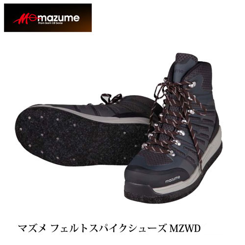 mazume(マズメ) フェルトスパイクシューズ MZWD-227 グレー L ▽セール