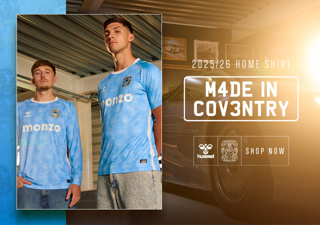 Coventry City FC Store | Official Merchandise - Junior Home Kit