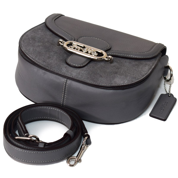 COACH】コーチ スムーズレザー ペブルレザー スエード エル サドル