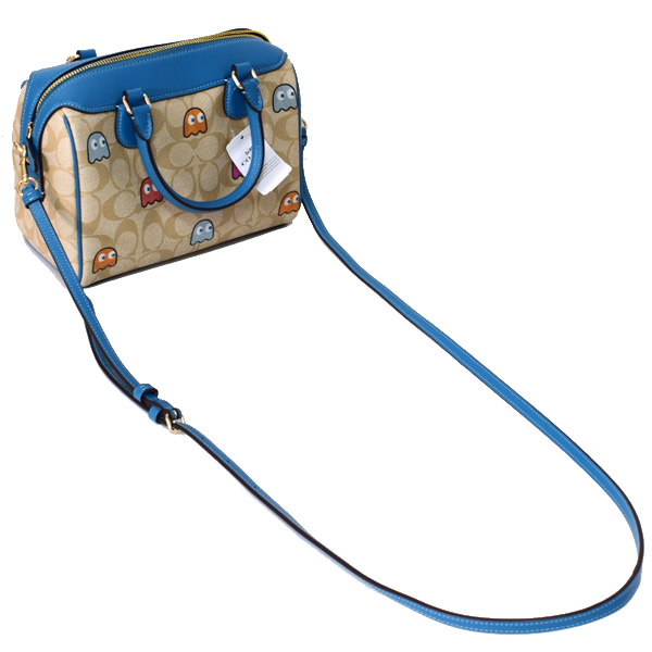 COACH】コーチ コーティングキャンバス スムースレザー シグネチャー