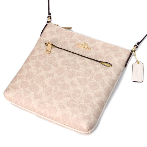 COACH】コーチ バッグ コーティングキャンバス レザー シグネチャー