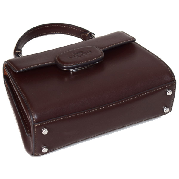 COACH】コーチ バッグ レザー エライザ ロゴ ミニ トップ ハンドル