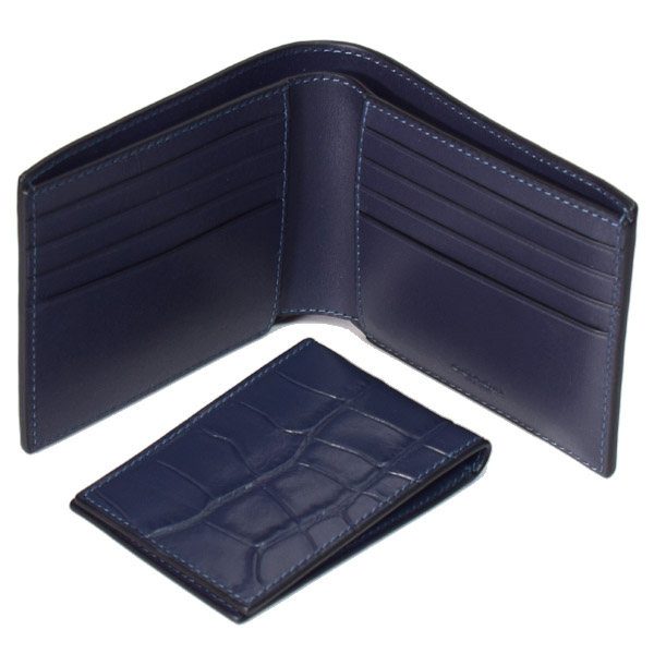 COACH】コーチ メンズ クロコダイル エンボスドレザー 型押し