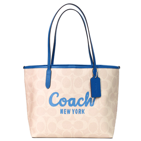 COACH】コーチ バッグ コーティングキャンバス レザー シグネチャー