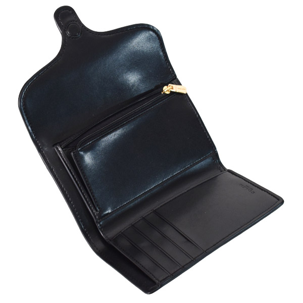 COACH】コーチ ペブルレザー ジェイド ミディアム エンベロープ