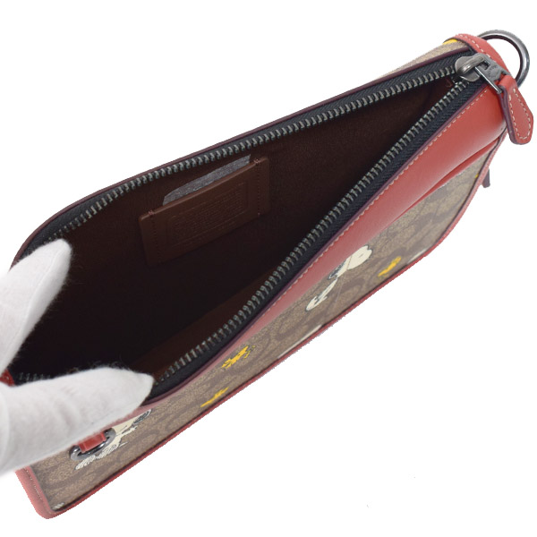 COACH】コーチ コーティングキャンバス レザー シグネチャー