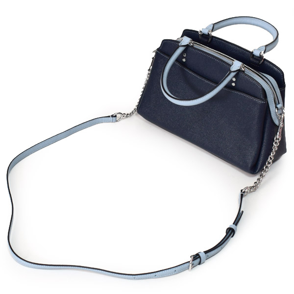 COACH】コーチ レザー リリー ミニ キャリーオール カラーブロック