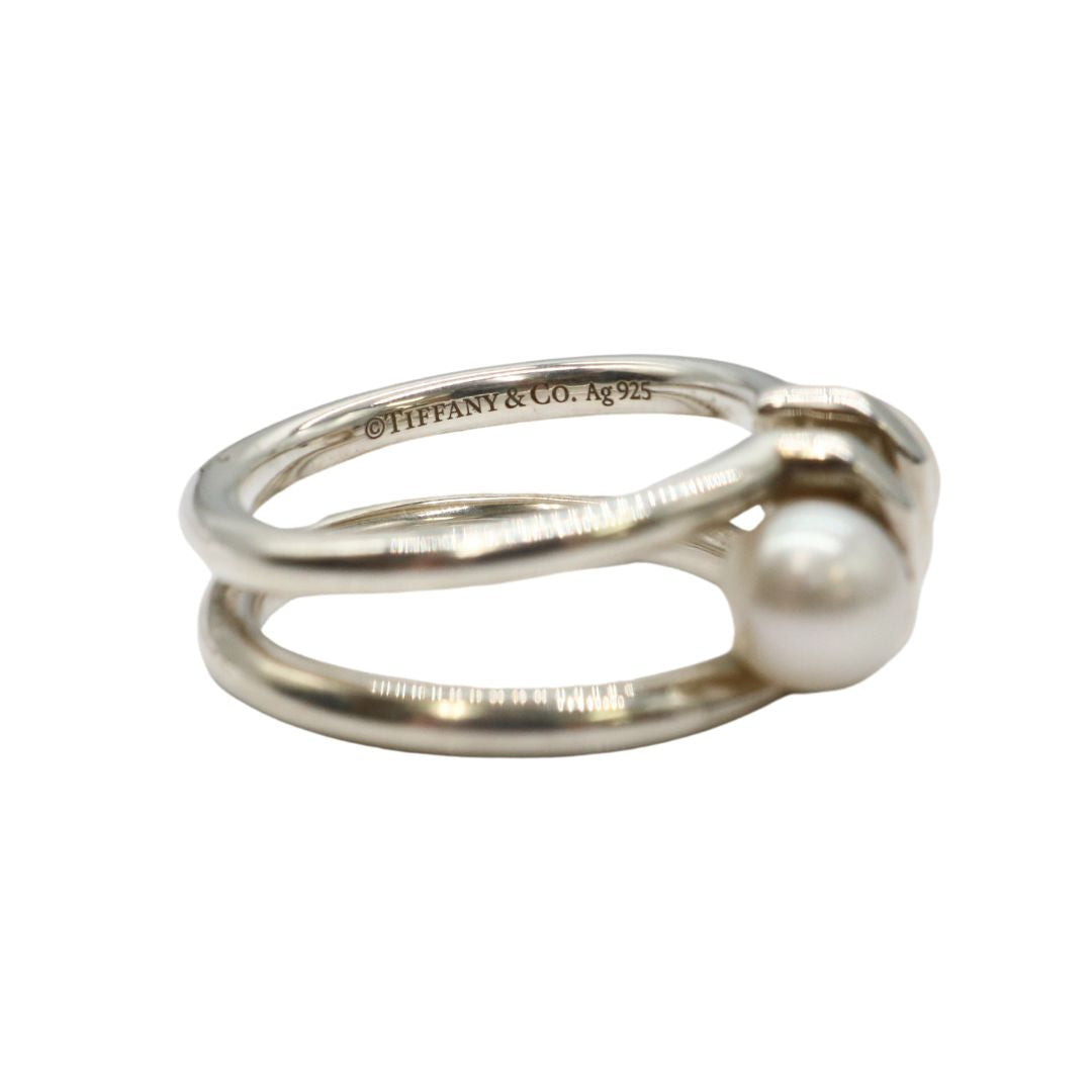 Tiffany & Co.【ティファニー】ハードウェア ダブルパール リング