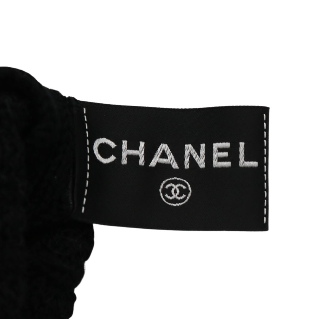 CHANEL シャネル ゲートルココマーク レッグウォーマー スパンコール