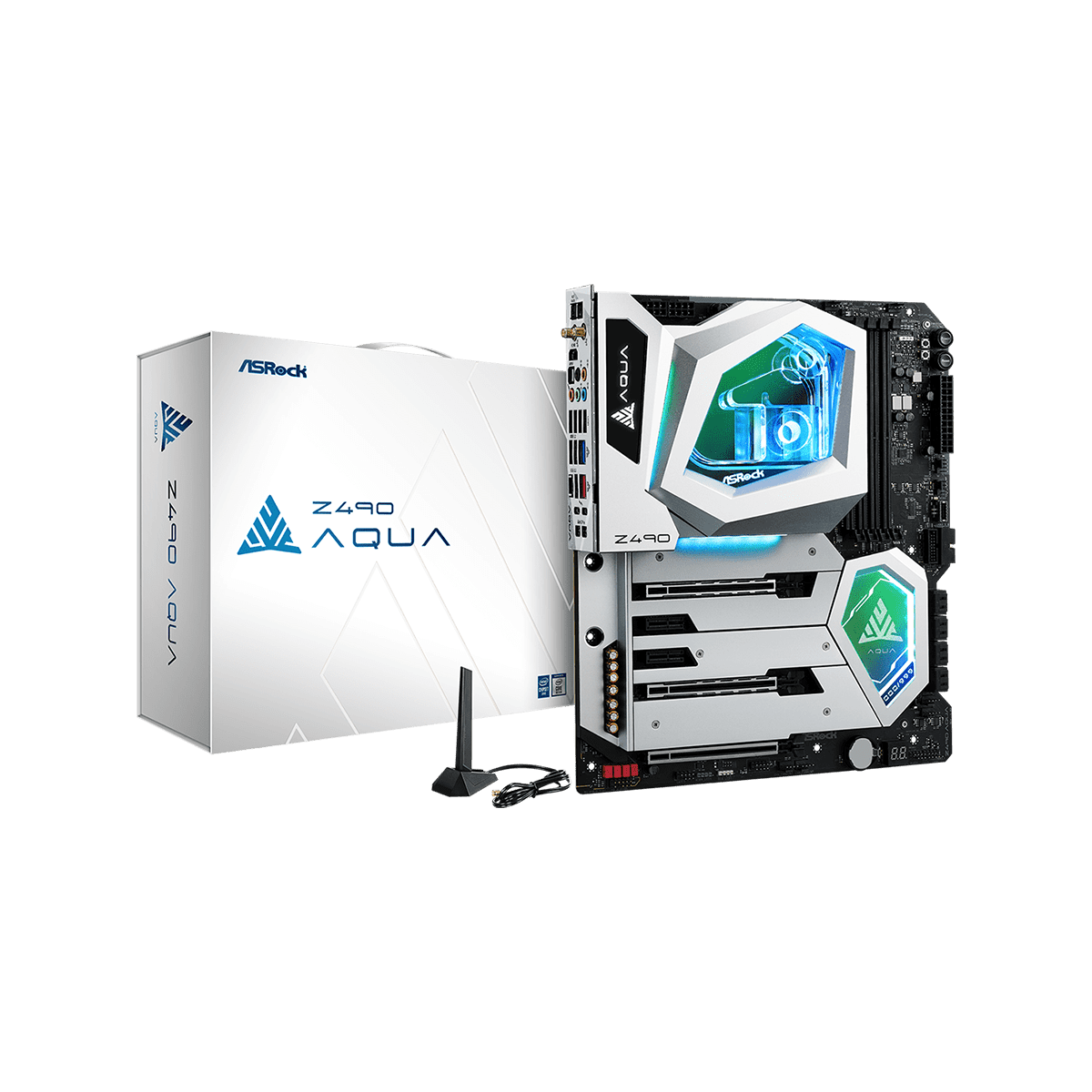 Z490 AQUA | ASRock(アスロック) LGA 1200 Intel Z490 水冷ブロック