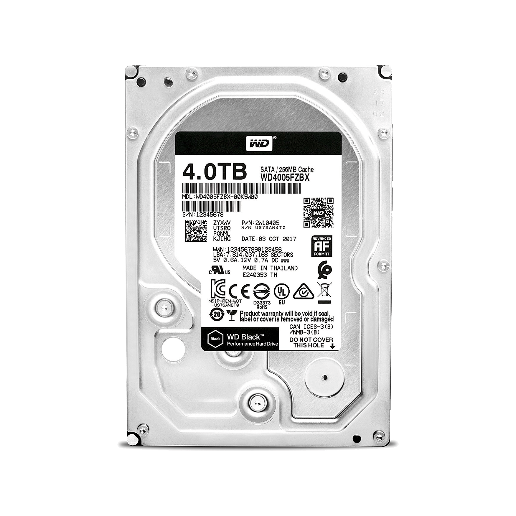 WD4005FZBX | WD4005FZBX | WesternDigital WD Black ゲーミング向け