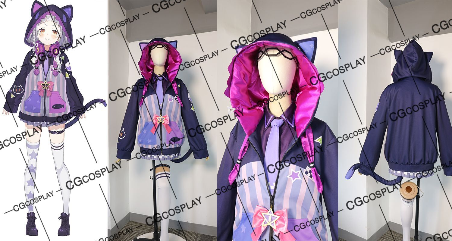 バーチャルYouTuber Vtuber ホロライブ 紫咲シオン 制服風衣装