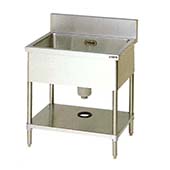 マルゼンBS1-064|一槽シンク バックガードあり|シンク|作業機器・板金