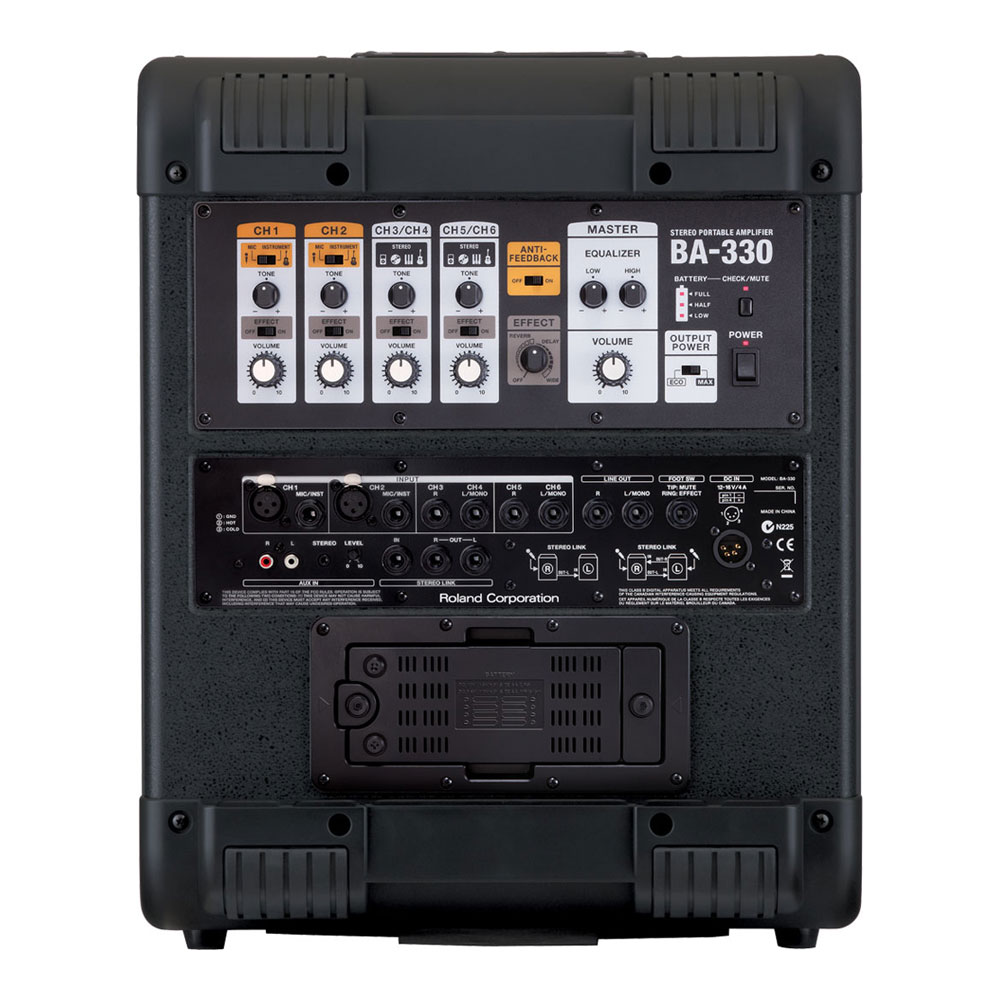 ローランド ROLAND BA-330 ステレオポータブルアンプ PAシステム