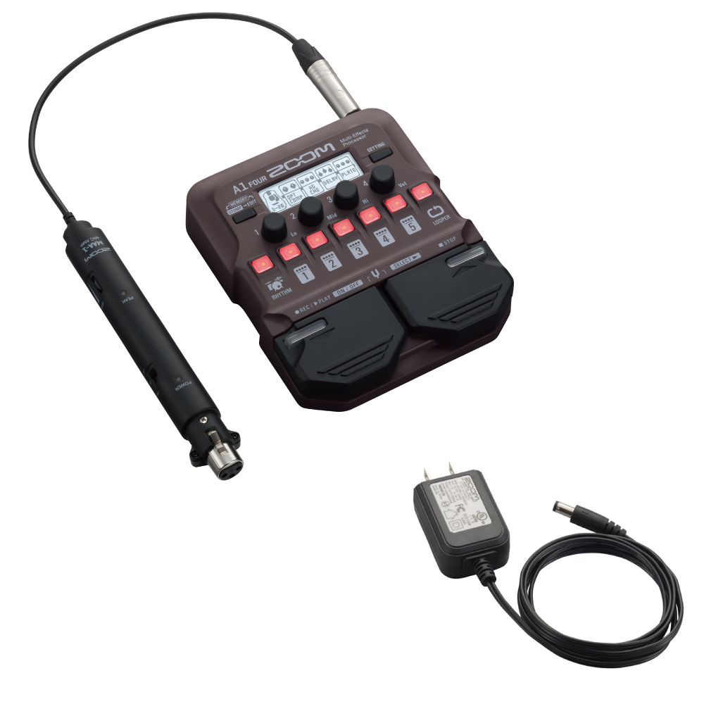 ZOOM A1 FOUR アコースティック楽器用 マルチエフェクター 純正