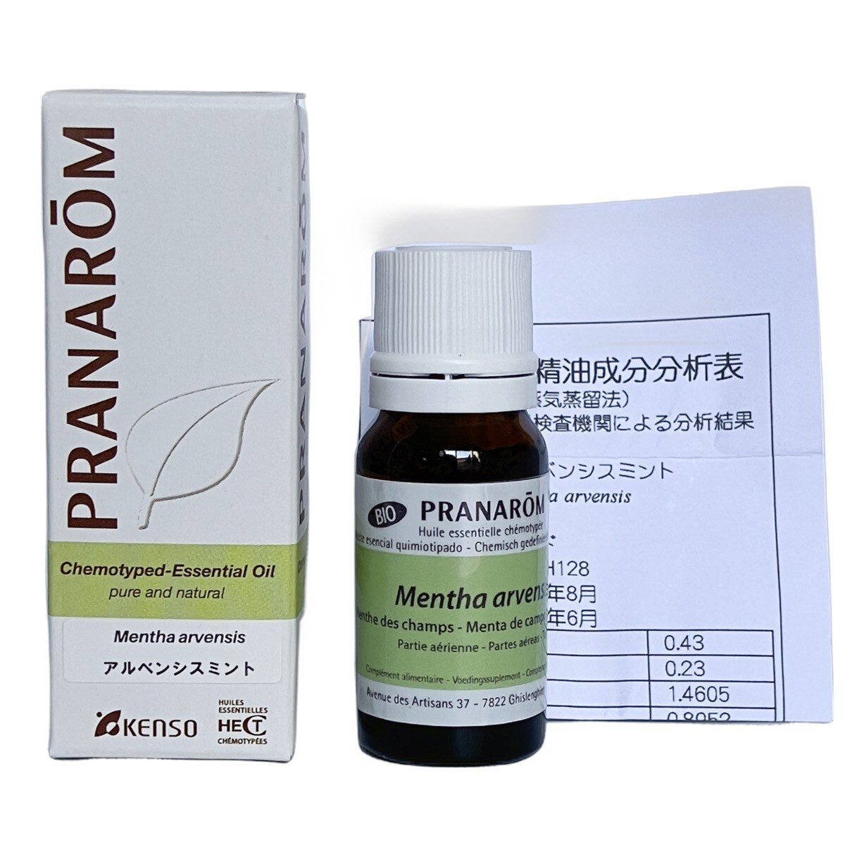 アルベンシスミント｜プラナロム精油｜ONLINE SHOPカモミール｜小田急