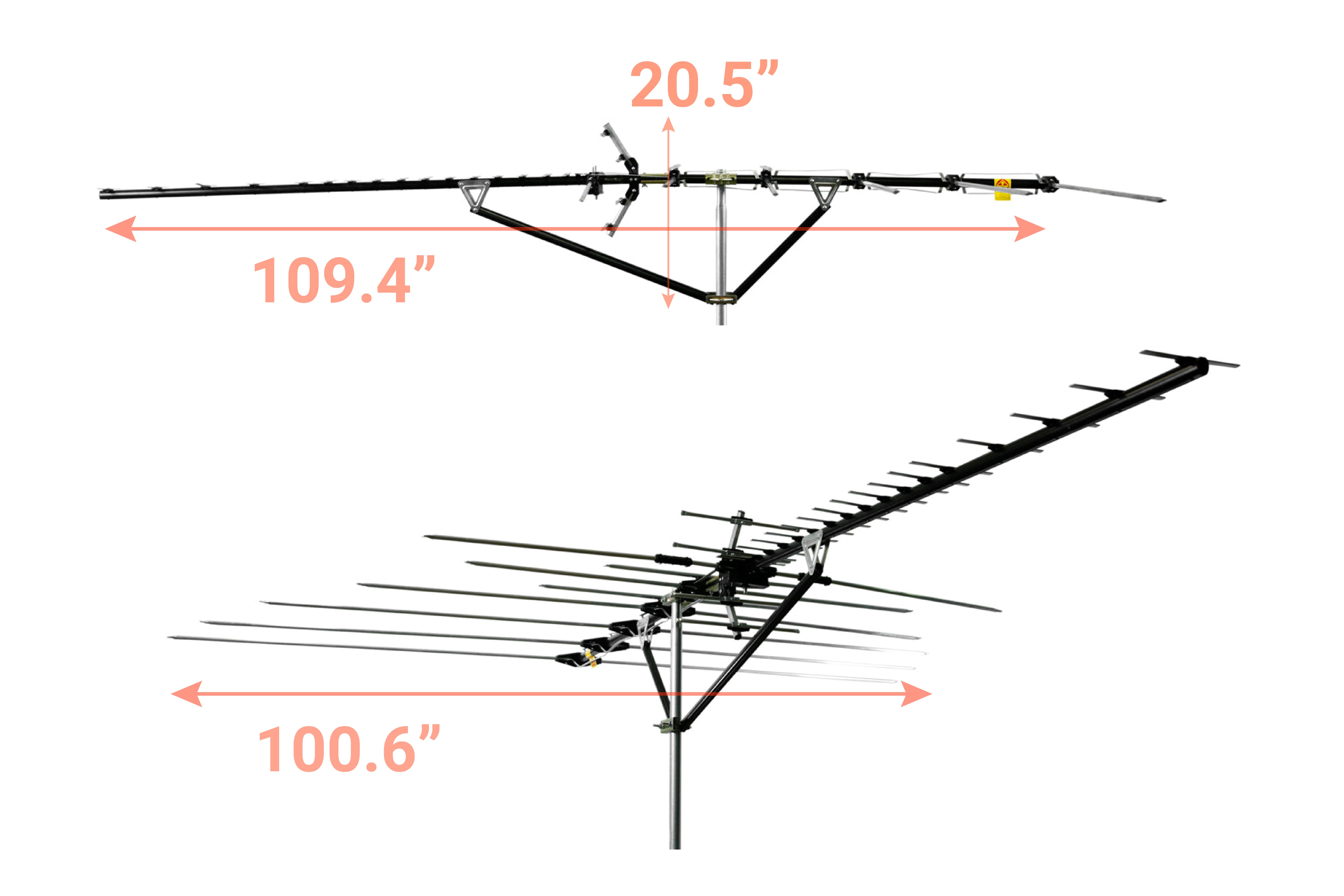 Masterpiece 100 Outdoor VHF/UHF TV Antenna | Channel Master (CM-5020)