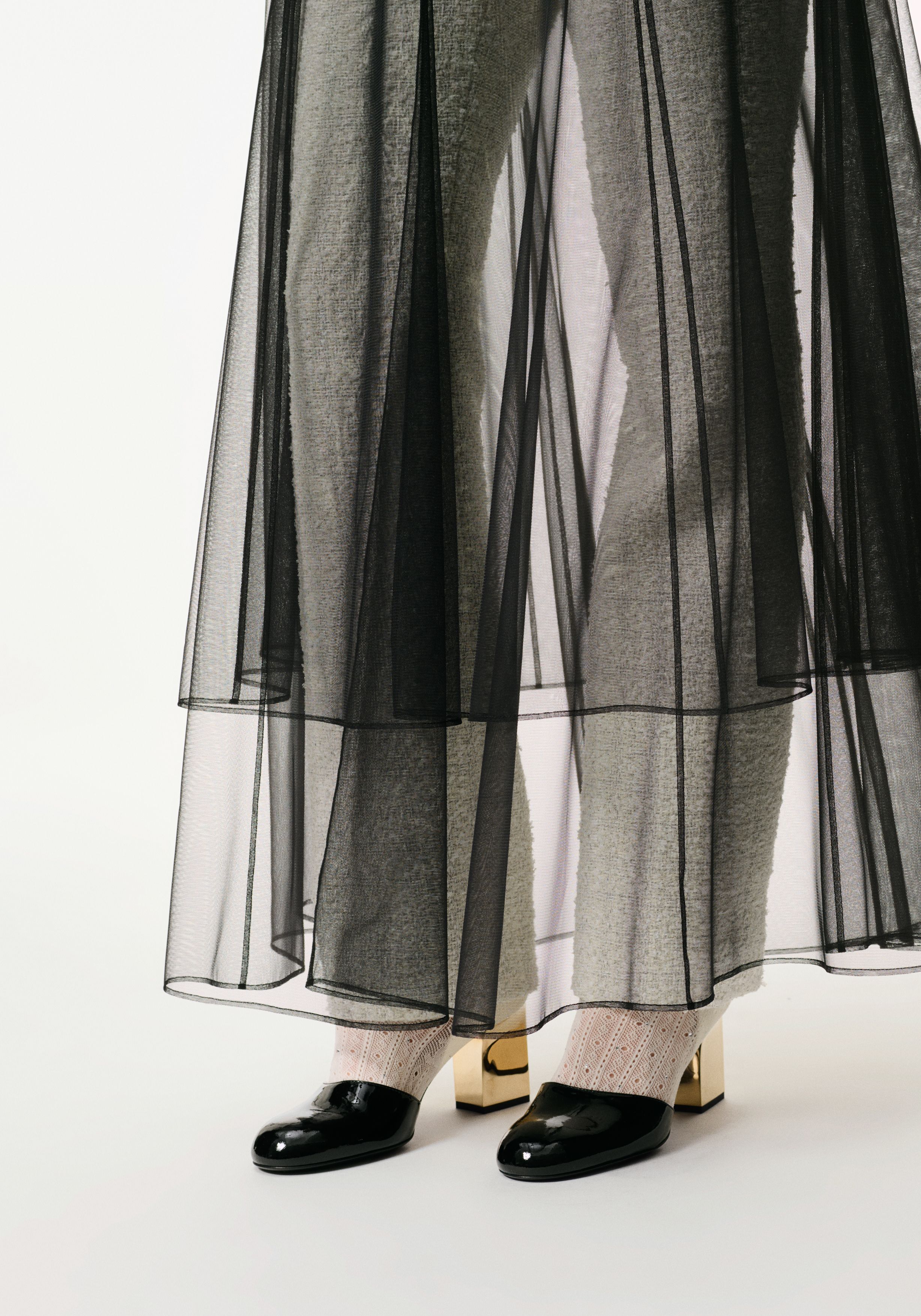 ロング スカート - チュール、ブラック — ファッション | CHANEL シャネル