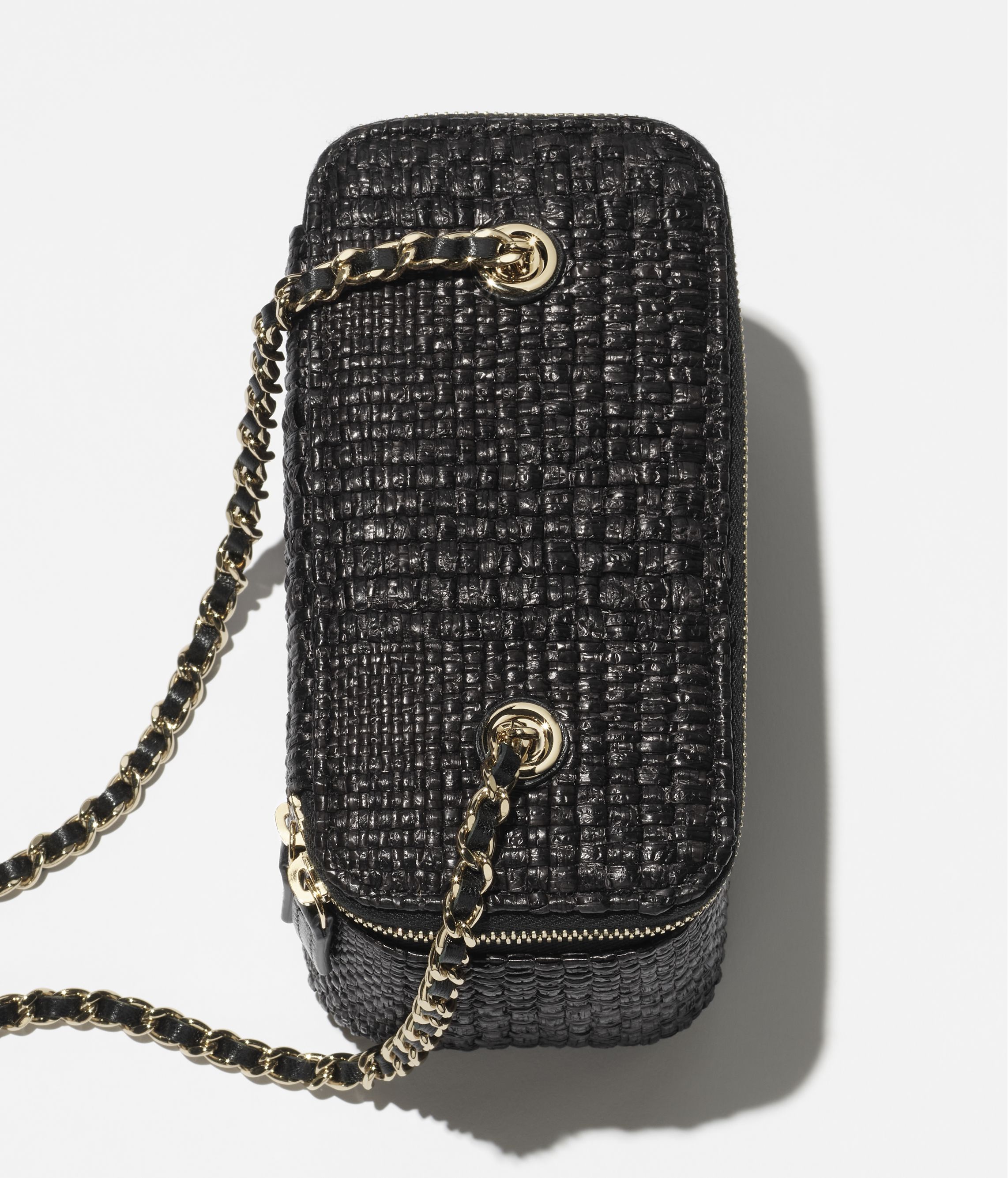 クラシック ジップ ケース - シャイニー グレインド カーフスキン