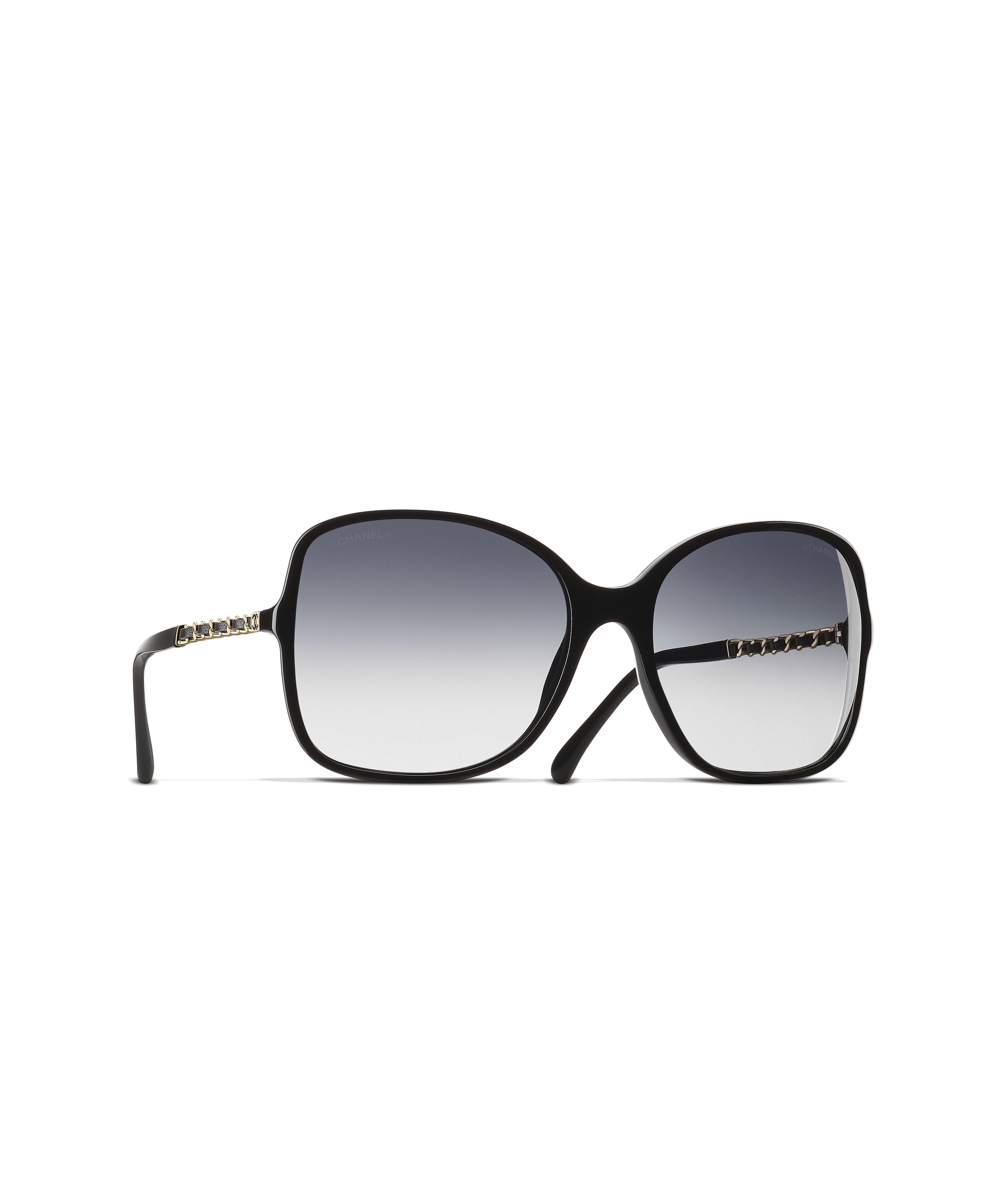 CHANEL Sunglasses: Square Sunglasses, acetate & glass pearls