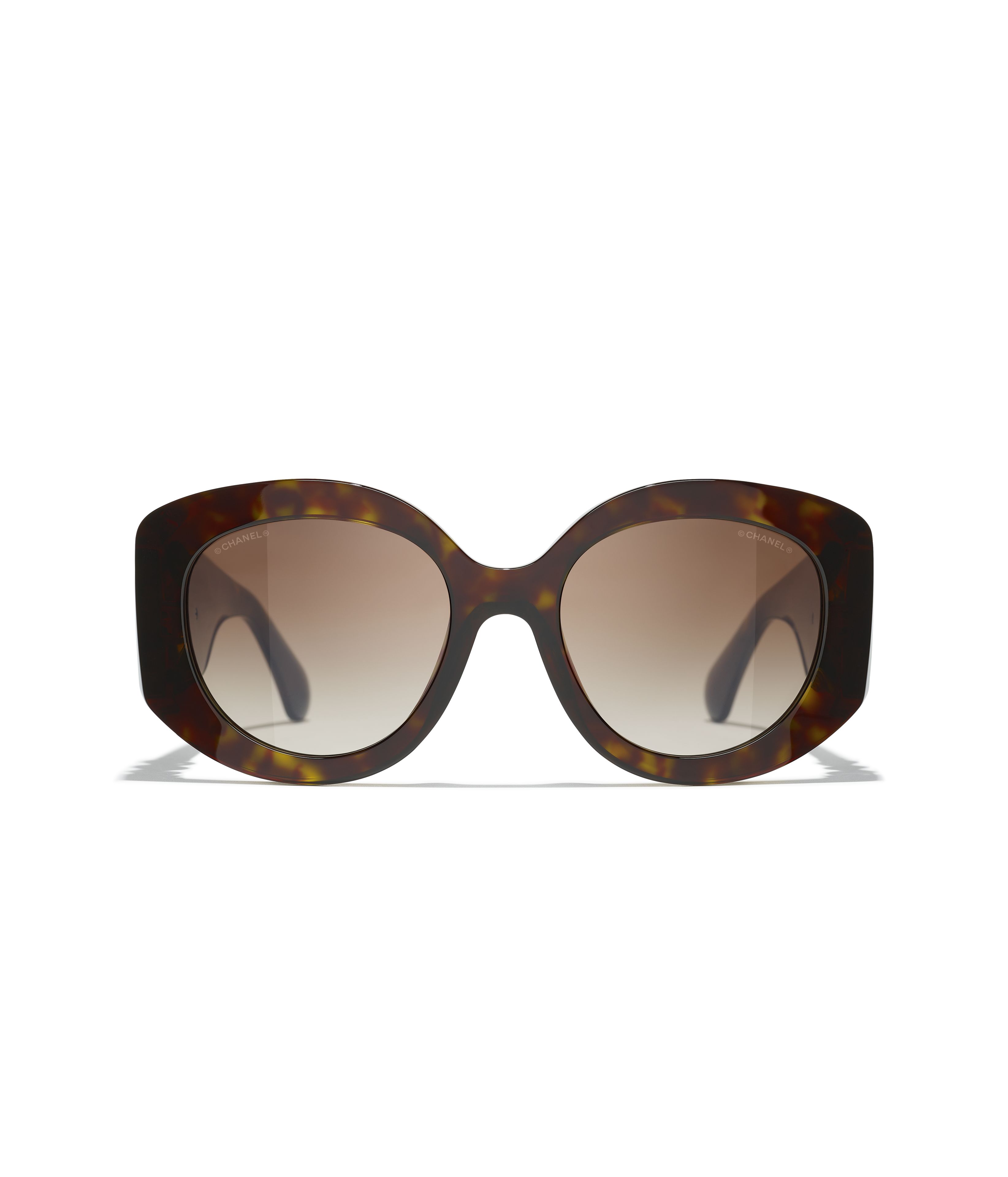 CHANEL サングラス: オーバル シェイプ サングラス, アセテート 5562B