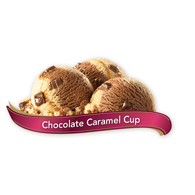 Chocolate Caramel Cup Ice Cream - 11.4 L Tub - Chapman's