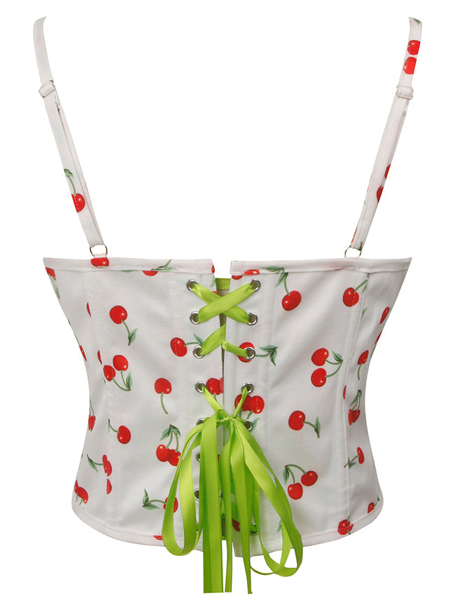 トップス herlipto Cherry Pattern Strap Top S Cherry Pattern Strap