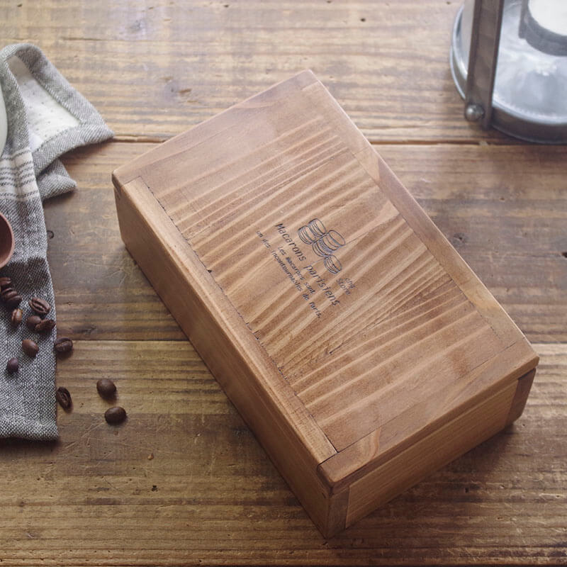 アンティーク風木製ミニ収納ボックス｜ヴィンテージスタイル木箱｜通販