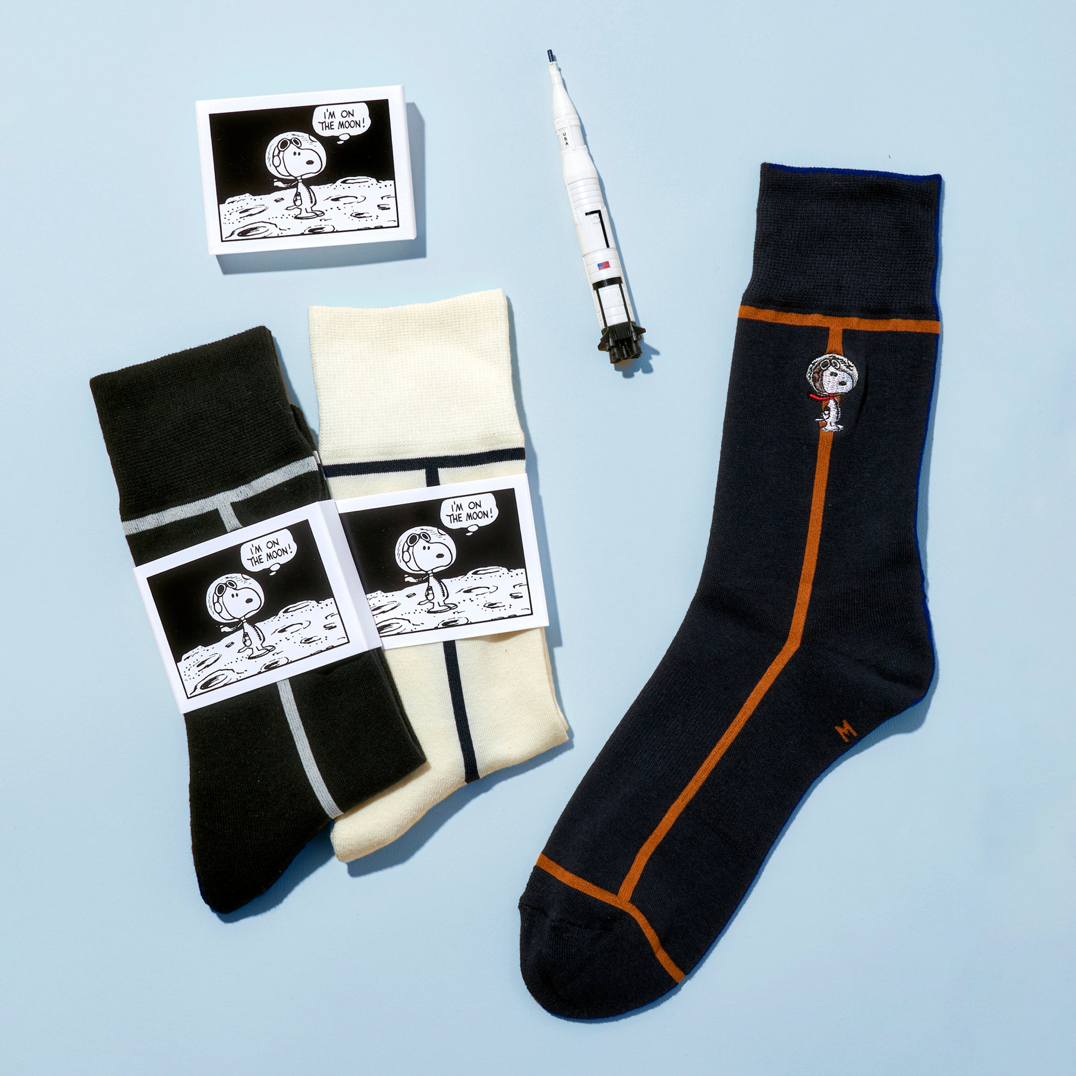 SNOOPY×CHICSTOCKS 宇宙飛行士 全3色